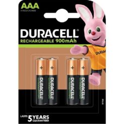 Duracell oplaadbaar AAA 900mAh NiMH blister 4
