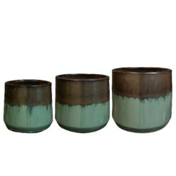 Pot Anouk Mirror green D19H17