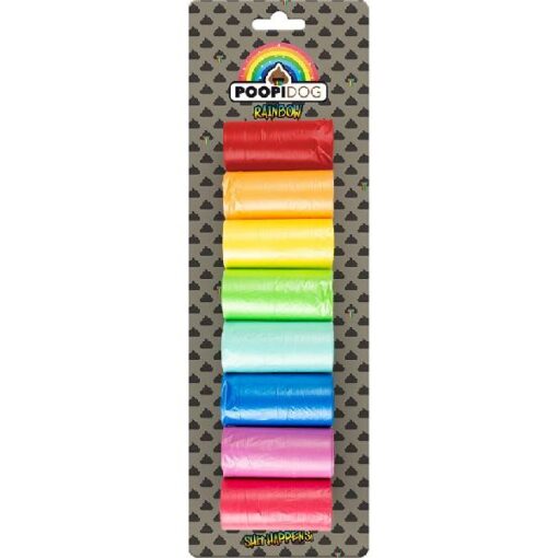 Poepzakjes rainbow meerkleurig 8x15