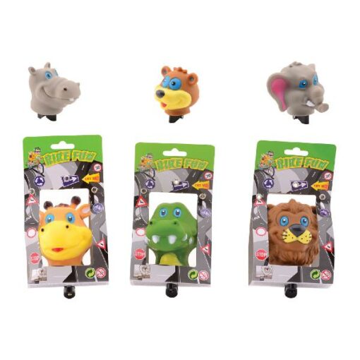 Bike fun honker dierfiguur assorti p.st