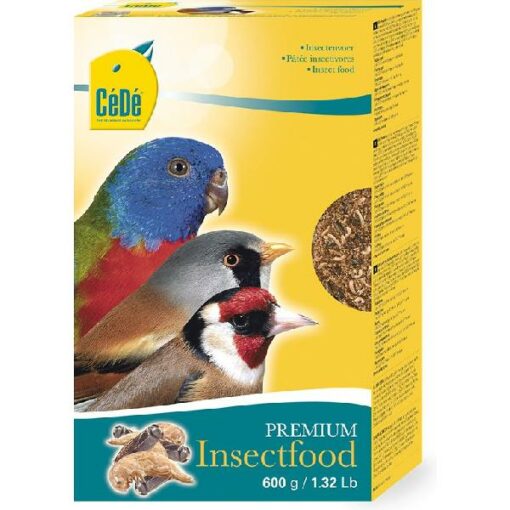 Cédé insectenvoer met honing en bessen 600 g