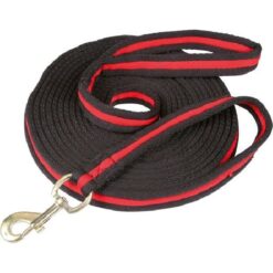 LONGEERLIJN SOFT ZWART/ROOD 8.00M