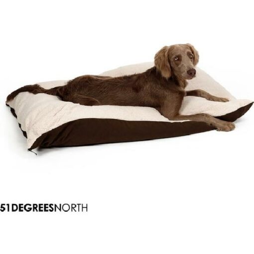 51 - SHEEP - PILLOW - BEIGE/BROWN - L: 115X80CM