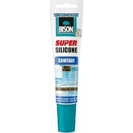 BISON SUPER SILICONE SANITAIR TR TUB 150ML*6 NLFR