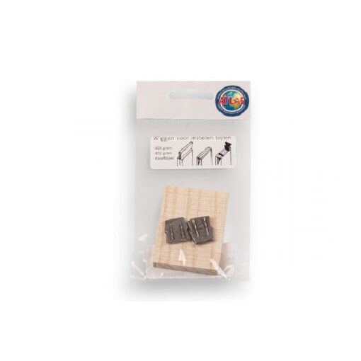BLISTERKAART BIJLSPIE SET: KLEINE HOUTEN SPIE + 2