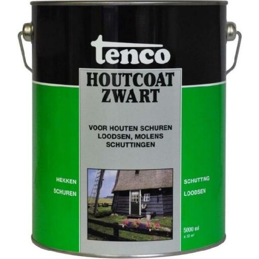 TENCO HOUTCOAT TEERVRIJ ZWART 5