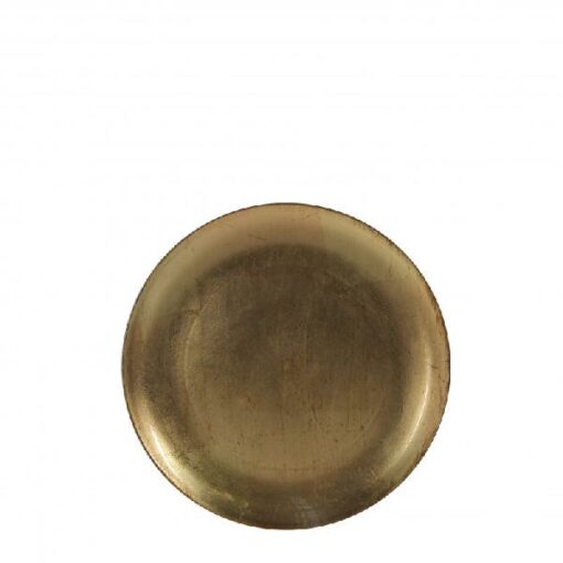 DECORATIE BORD GOUD D28CM