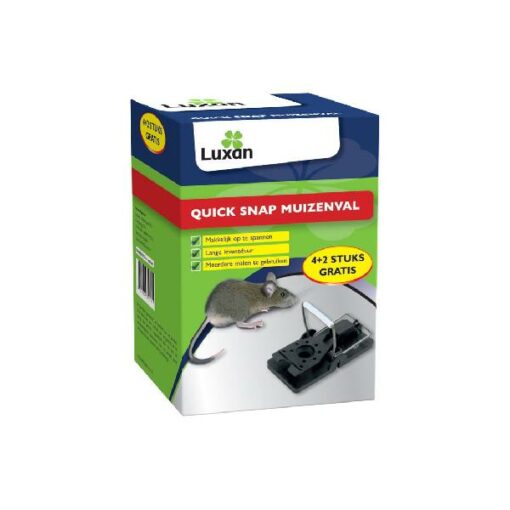 Luxan Muizenval Quick Snap 4+2 gratis