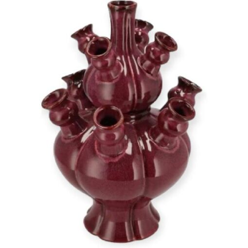 Rotterdam Purple Vase Tube 25x25x36cm