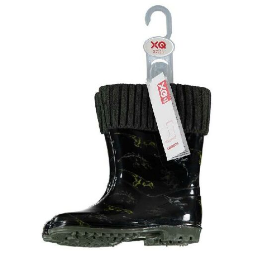 XQ Boys lined rain boots maat 27 t/m 31 dino