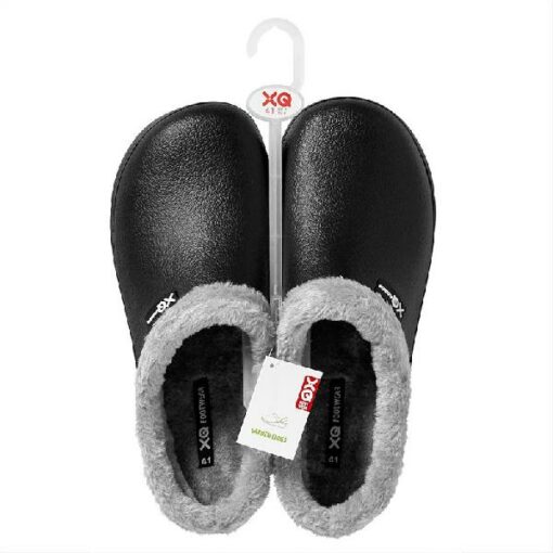 XQ Men Fur Garden Clogs zwt maat 41 tm 45 per st.