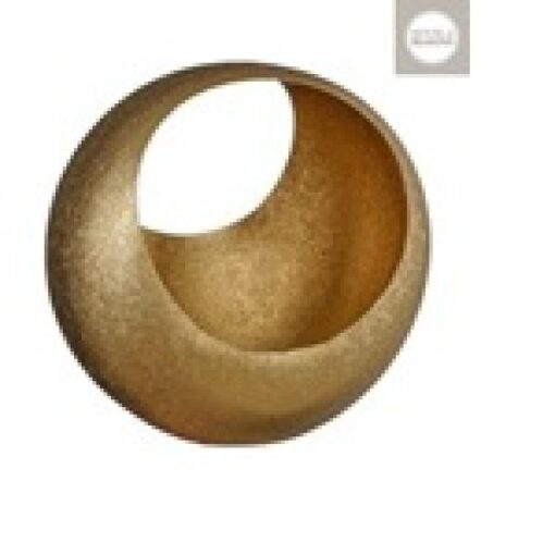 Izzy theelicht houder goud - l20xb13xh20cm