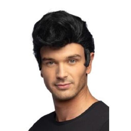 Pruik Danny zwart