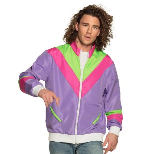 Trainingspak Retro Dude paars L