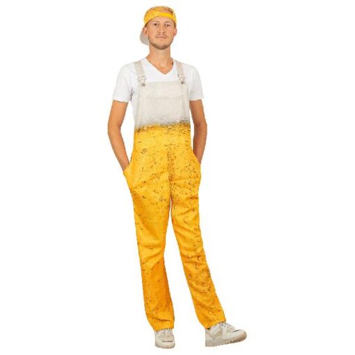 Tuinbroek bierprint - XL