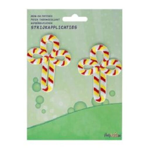 2 st. applicatie brandenburgers oeteldonk 8x6cm