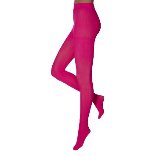 Apollo ladies party tights 60 den fluor pink L/XL
