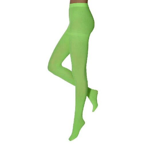 Apollo ladies party tights 60 den fluor green S/M