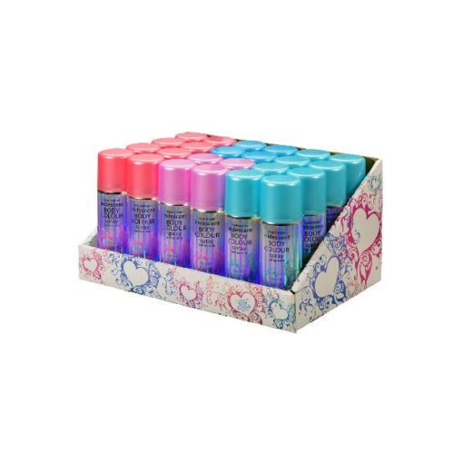 Tijdelijke iridecent kleurspray voor lichaam Tropi