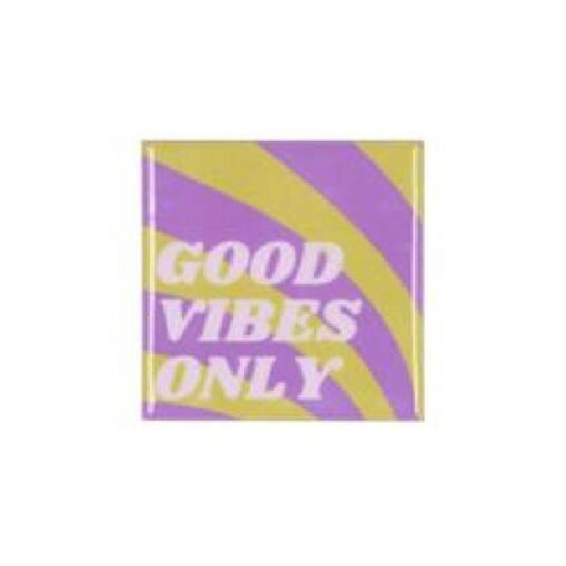 Tile Good Vibes Purple 10x10x1cm