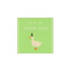 Tile green jarig 10x10x1cm