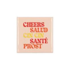 Tile Cheers Salud Pink 10x10x1cm