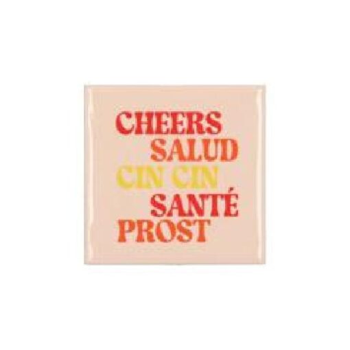 Tile Cheers Salud Pink 10x10x1cm
