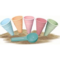 Strandset Ice Cream pastel 6-delig