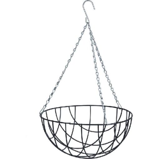 Hanging basket incl.ketting H15,5xØ35cm groen geë