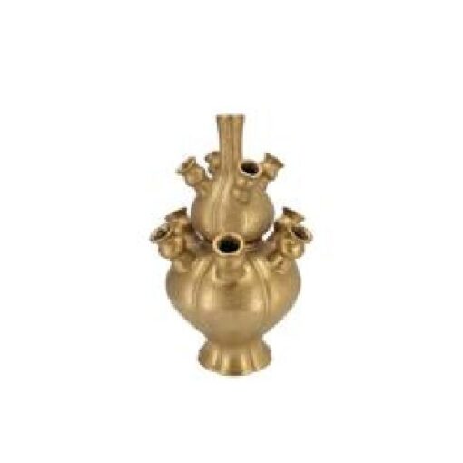 Rotterdam Gold Vase Set Tulip 25x25x36cm