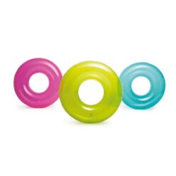 Intex transparante zwemband 76cm 3 kleuren assorti