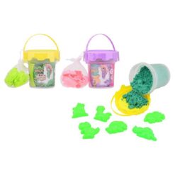 Magisch zand in emmer met 6 accessoires
