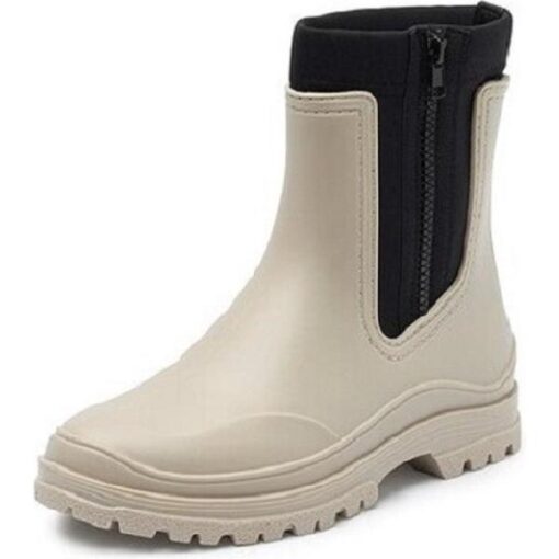 Jill dameslaars PVC taupe mt 41