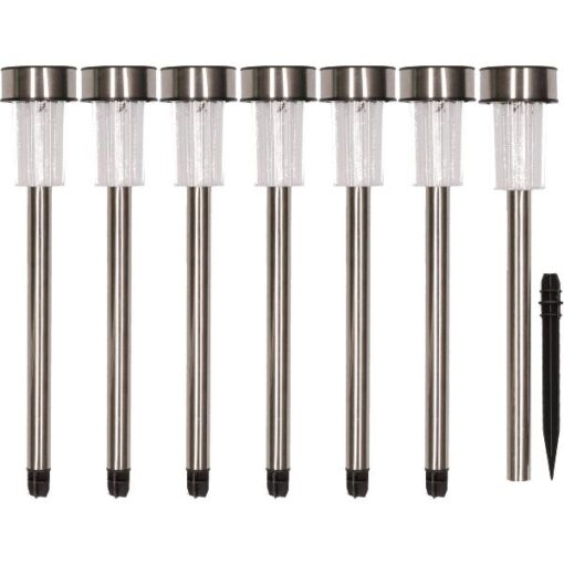 Progarden Solar Lamp RVS set 7stuks