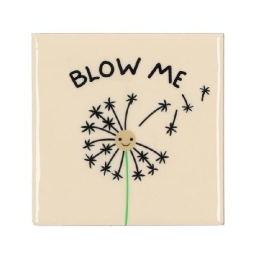 Tile blow me beige 10x10x1cm