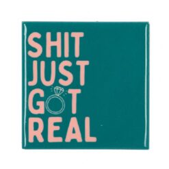 Tile Shit Just got real Blue 10x10x1cm
