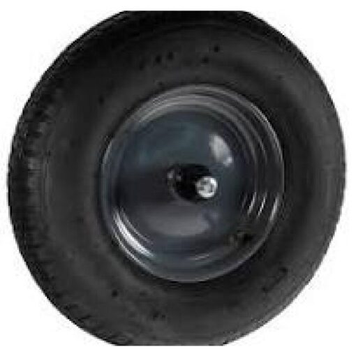 Kruiwagenwiel 400x8 4ply metalen velg, kogellagers