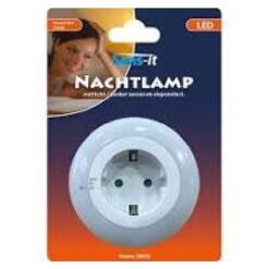 LED nachtlamp 7900K+WCD&licht/donker sensor