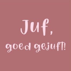 Tegeltje juf