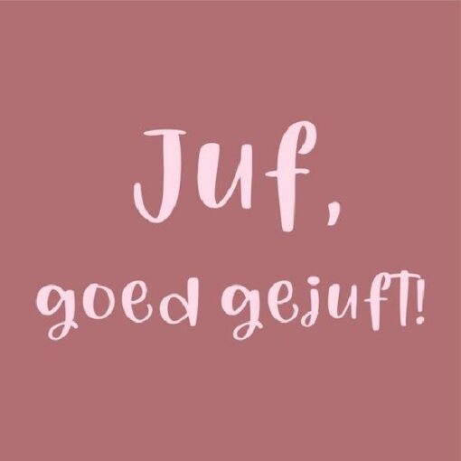 Tegeltje juf