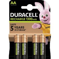 DURACELL RECHARGEABLE AA 1300 MAH 4-PACK