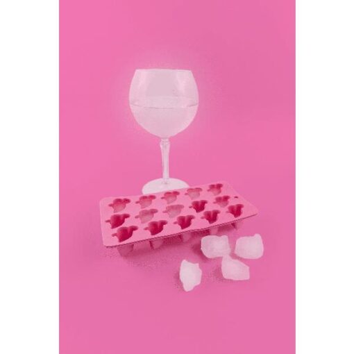 Dotz ijsblokjesvorm uit platinum silicone Flamingo
