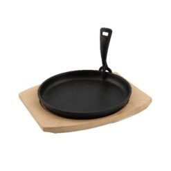 Barbecook gietijzeren grillpan met onderlegger