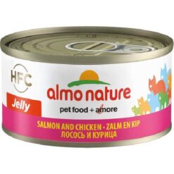 Almo Nat Hfc Cat Jelly Blik Zalm|Kip 70 gr