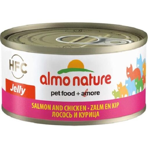 Almo Nat Hfc Cat Jelly Blik Zalm|Kip 70 gr