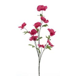 Wild Camelia spray red 102cm zijde per stuk