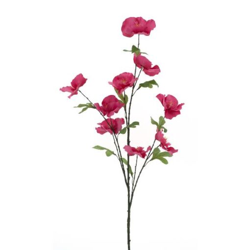 Wild Camelia spray red 102cm zijde per stuk