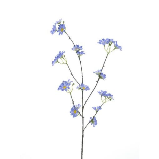 Daisy spray Morie lavender 83cm zijde per stuk