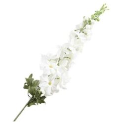 Delphinium white zijde 99cm per stuk