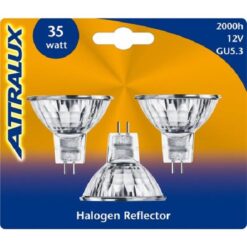 Attralux Halogeen Spot MR16 35W GU5.3 12V 830 Bls3